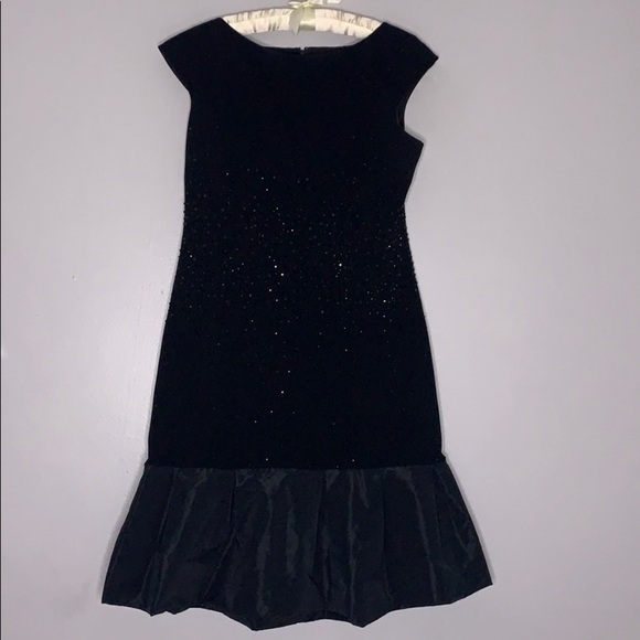 Neiman Marcus x Rickie Freeman Teri Jon Cape & Cocktail dress black women’s 6 - Picture 4 of 9